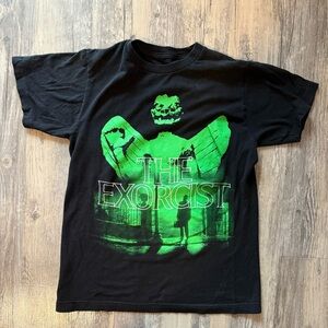 The Exorcist | Black and Green Graphic Tee Small